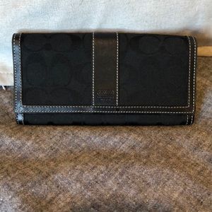 Black coach wallet
